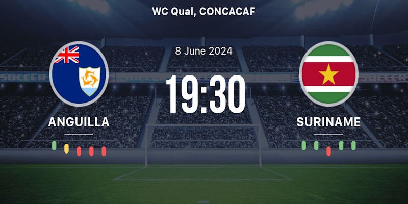 Soi kèo trận đấu Anguilla vs Suriname